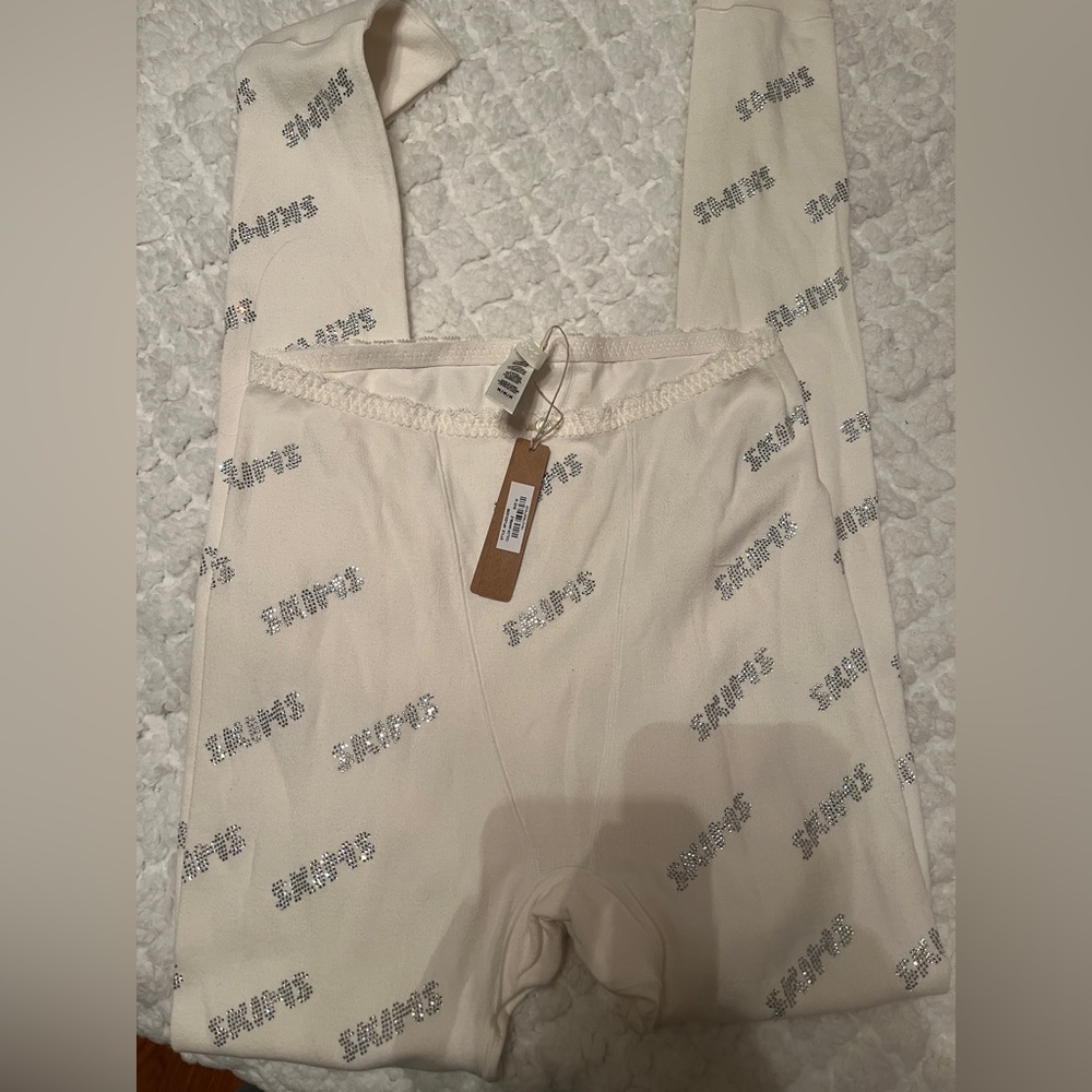 Skims logo pointelle leggings